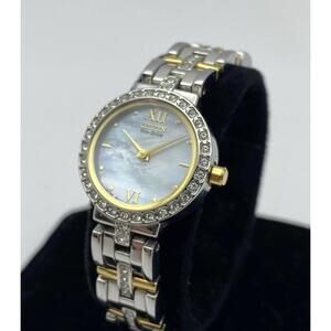 Citizen Eco Drive Gold & Silver Tone Watch (B023-S028698)